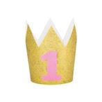 Mini Kroontje 1 Jaar Roze, Ophalen of Verzenden, Nieuw