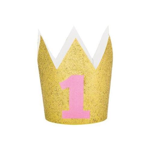 Mini Kroontje 1 Jaar Roze, Kleding | Dames, Carnavalskleding en Feestkleding, Nieuw, Ophalen of Verzenden