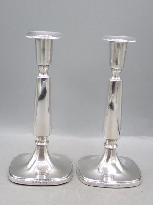 Ceson Guldvaru AB - Esch - Kaarsenhouder (2) - .830 zilver, Antiek en Kunst, Antiek | Goud en Zilver