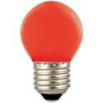 Calex LED kogellamp 240V 1W 12lm E27 Rood 1 Stuk (E27 LED), Nieuw, Verzenden