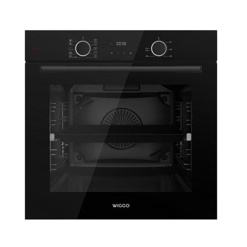 Wiggo WO-BFA610(B) - Inbouw heteluchtoven - Zwart, Witgoed en Apparatuur, Ovens, Nieuw, Verzenden