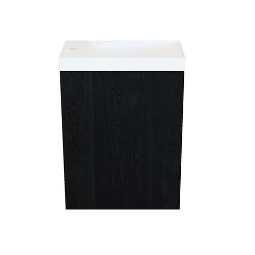 Fonteinkast Black Oak Arcqua Luna 40x55x28 cm Incl. Fontein, Doe-het-zelf en Verbouw, Sanitair, Bad, Nieuw, Ophalen of Verzenden