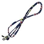 Fako Bijoux® - Brillenkoord - Inka - 70cm - Donkerblauw, Sieraden, Tassen en Uiterlijk, Zonnebrillen en Brillen | Dames, Verzenden