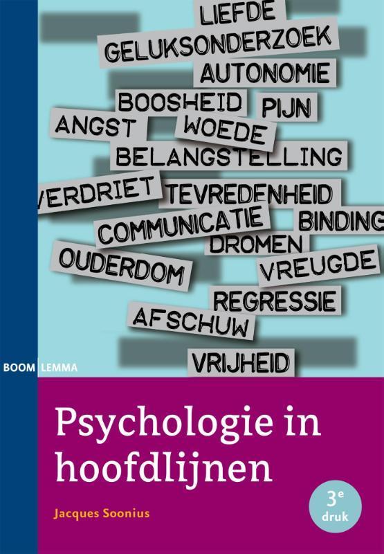 Psychologie in hoofdlijnen 9789462360181 Jacques Soonius, Boeken, Psychologie, Gelezen, Verzenden