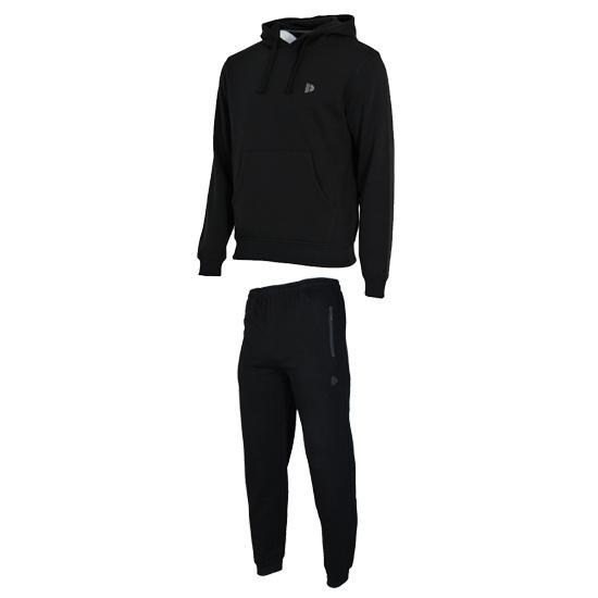 Donnay Donnay Heren - Joggingsuit Luca  - Zwart, Kleding | Heren, Broeken en Pantalons, Nieuw, Verzenden