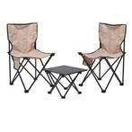 Campingtafel met stoelen | Redcliffs | 3-delig (Inklapbaar), Verzenden, Nieuw