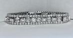 Tennis armband - 18 karaat Witgoud - 22.00ct. tw. Diamant
