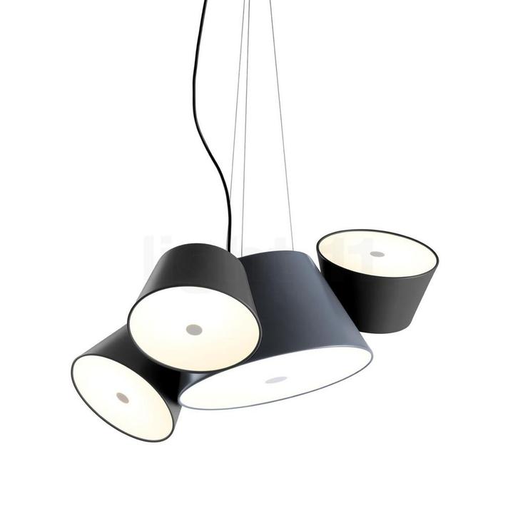 Marset Tam Tam Mini, blauw-grijs/zwart (Hanglampen), Huis en Inrichting, Lampen | Hanglampen, Nieuw, Verzenden