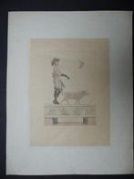 Félicien Rops (1833-1898) - Pornokrates ( ou femme au cochon, Antiek en Kunst
