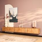 Zwevend tv meubel Madison Naturel | 280 cm, Ophalen of Verzenden, Nieuw