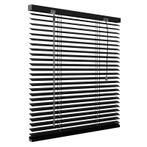 aluminum jaloezie - 120x130 cm (bxh) - 25 mm - mat zwart, Huis en Inrichting, Stoffering | Gordijnen en Lamellen, Verzenden, Nieuw