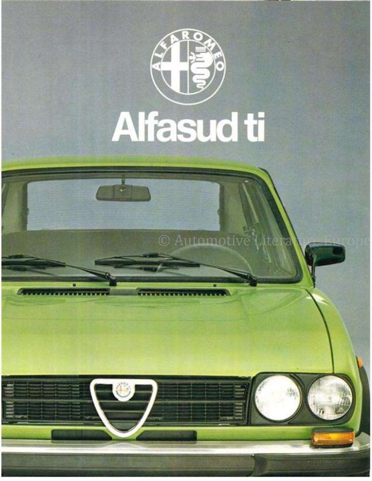 1978 ALFA ROMEO ALFASUD TI BROCHURE NEDERLANDS, Boeken, Auto's | Folders en Tijdschriften, Alfa Romeo