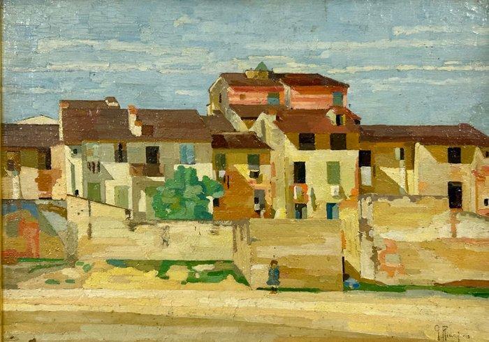 Gennaro Ricci (1891-1935) - Case sparse, Antiek en Kunst, Kunst | Schilderijen | Klassiek