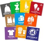 Plafor Recycle Stickers Afvalbakken, Huis en Inrichting, Woonaccessoires | Prullenbakken, Verzenden, Nieuw