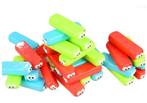 Jenga Tower Kinderspel - rood, blauw & groen -3-in-1, Ophalen of Verzenden, Nieuw