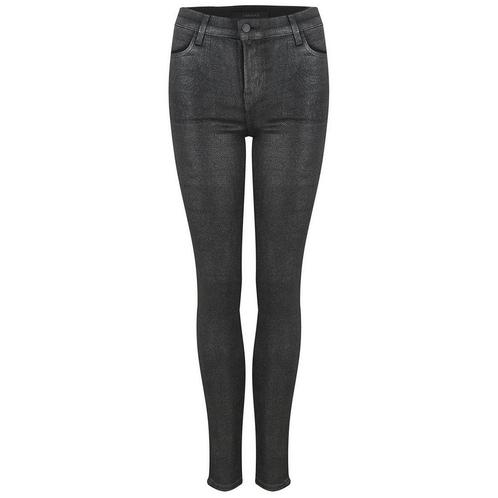 J Brand • zilver coated skinny jeans Maria • 26, Kleding | Dames, Broeken en Pantalons, Zwart, Nieuw, Verzenden