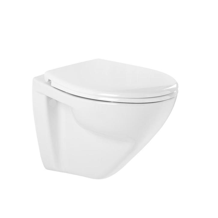 Wandtoilet Sanindusa Plus 6 cm Verhoogd Rimless Keramiek, Doe-het-zelf en Verbouw, Sanitair, Overige typen, Nieuw, Ophalen of Verzenden