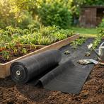 Worteldoek Zwart 100m | Waterdoorlatend | A-kwaliteit, Ophalen of Verzenden, Nieuw, Onkruidbestrijding