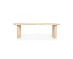 Eettafel Josh 250x110cm - naturel | Eleonora, Huis en Inrichting, Ophalen of Verzenden, Nieuw