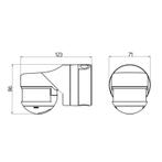 B.E.G. Brück 93323 0 bewegingsmelder opbouw - 130 ° -, Verzenden, Nieuw