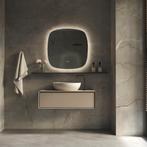 HIPP Design Phantom Deens Ovale LED spiegel 80 x 80 cm -, Huis en Inrichting, Woonaccessoires | Spiegels, Ophalen of Verzenden