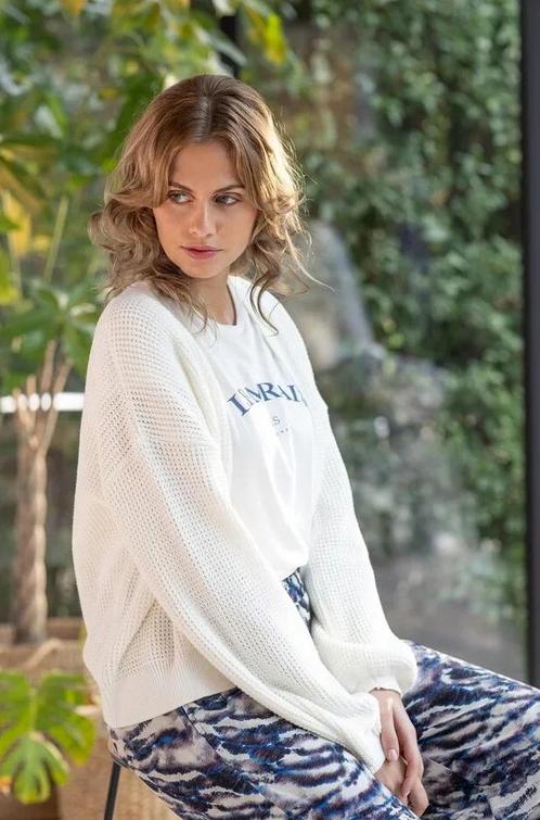 -50% &Co Woman  &Co Woman Vest brenna off-white  maat XS, Kleding | Dames, Truien en Vesten, Wit, Nieuw, Verzenden