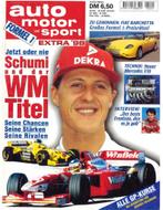 1998 AUTO MOTOR UND SPORT EXTRA FORMEL 1 JAARBOEK DUITS, Boeken, Auto's | Folders en Tijdschriften, Nieuw, Author