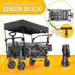 TRESKO® Opvouwbare bolderkar met dak, koelvak en zijrolluike, Verzenden, Zo goed als nieuw