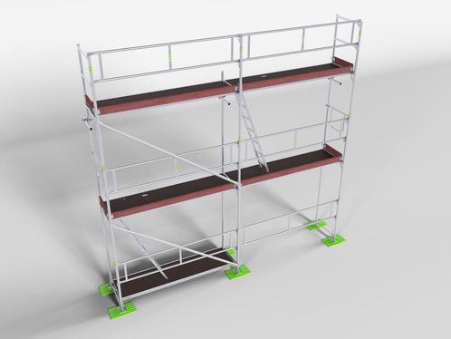 Rix Steigers complete set RLS 5 x 6, Doe-het-zelf en Verbouw, Steigers, 5 meter of hoger, Nieuw, Gevelsteiger, Ophalen of Verzenden