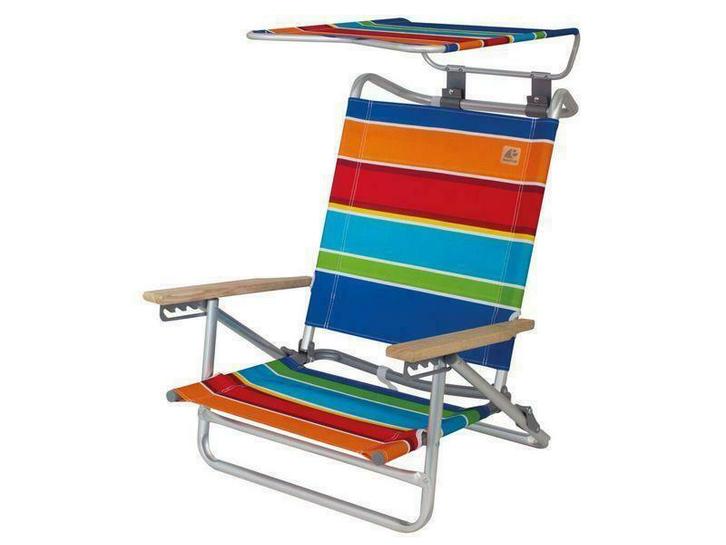 Eurotrail strandstoel Mediterranee, Caravans en Kamperen, Kampeeraccessoires, Nieuw