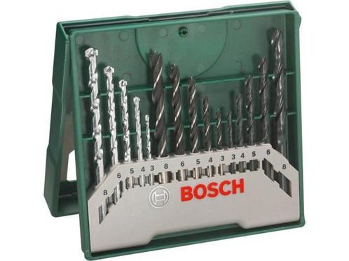 Veiling - Bosch X-Line Boorset - 15-delig - Hout, metaal en, Doe-het-zelf en Verbouw, Gereedschap | Boormachines