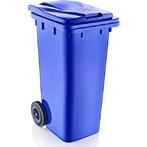 Minicontainer 120 liter, nieuw - Blauw, Per stuk, Huis en Inrichting, Ophalen of Verzenden, Nieuw