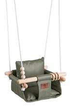 Baby / Kinder Schommel - Swing Olijfgroen - Met Riempje!, Ophalen of Verzenden, Nieuw, Overige typen