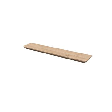 Wandplank eikenhout verjongd met ronde hoeken beschikbaar voor biedingen