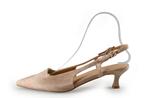 Manfield Slingbacks in maat 38 Beige | 10% korting, Verzenden, Beige, Zo goed als nieuw, Manfield