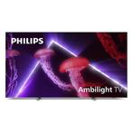 Philips 77OLED807 - 77Inch 4K OLED 120Hz Ambilight Google TV, Ophalen, Philips, Zo goed als nieuw, 100 cm of meer