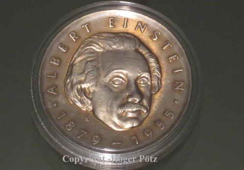 Ddr 5 Mark 1979 Albert Einstein Nickelsilver, Postzegels en Munten, Munten | Europa | Niet-Euromunten, Verzenden