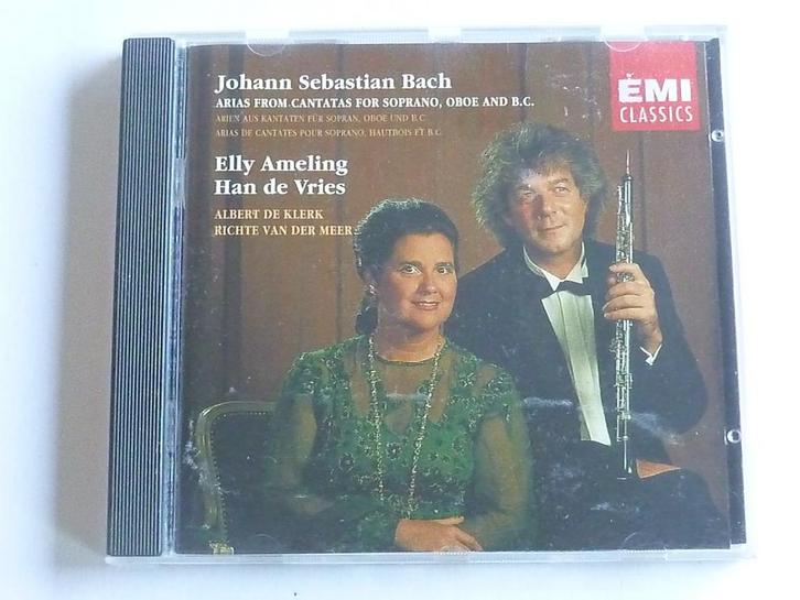 Elly Ameling / Han de Vries - Johann Sebastian Bach, Cd's en Dvd's, Cd's | Klassiek, Zo goed als nieuw, Verzenden