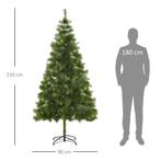 Kunstkerstboom 2,1 M Kerstboom Kerstboom 505 Dikke Dichte Ta, Diversen, Kerst, Verzenden, Nieuw