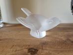 Lalique - Beeldje - Oiseau en cristal dépoli (2) - Kristal