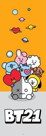 Poster BT21 Characters 53x158cm, Verzamelen, Posters, Verzenden, Nieuw, A1 t/m A3