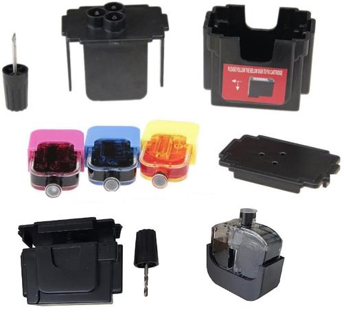 Inkt navulset refill kit geschikt HP 304XL (N9K08AE) zwart, Computers en Software, Printerbenodigdheden, Cartridge, Nieuw