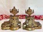 Openhaard accessoire (2) - Brons, IJzer - Louis XVI-stijl