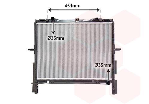 RADIATOR VOOR KIA SORENTO I JC 2002-2006 253103E030, Auto-onderdelen, Airco en Verwarming, Nieuw, Ophalen of Verzenden