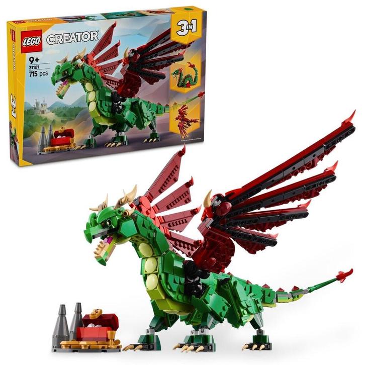 LEGO Creator 31161 Middeleeuwse Draak, Kinderen en Baby's, Speelgoed | Duplo en Lego, Nieuw, Verzenden