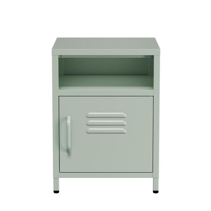 Nachtkastje | Bijzettafel | 40x40x55cm | Metaal | Groen, Huis en Inrichting, Slaapkamer | Nachtkastjes, Nieuw, Verzenden