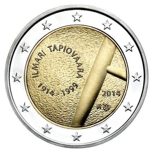 Finland 2 Euro Tapiovaara 2014 UNC, Postzegels en Munten, Munten | Europa | Euromunten, Verzenden