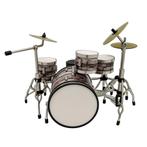 Baby mini  drumstel black flow 10 cm hoog - schaal ca. 1:10, Ophalen of Verzenden, Nieuw, Pop, Beeldje of Miniatuur