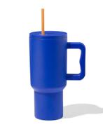 HEMA Drinkbeker 900ml rvs blauw, Huis en Inrichting, Keuken | Servies, Verzenden, Nieuw