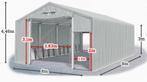 Opslagtent Wikinger Premium 8 x 8 x 4,5 mtr (Opslagtent PVC), Verzenden, Nieuw